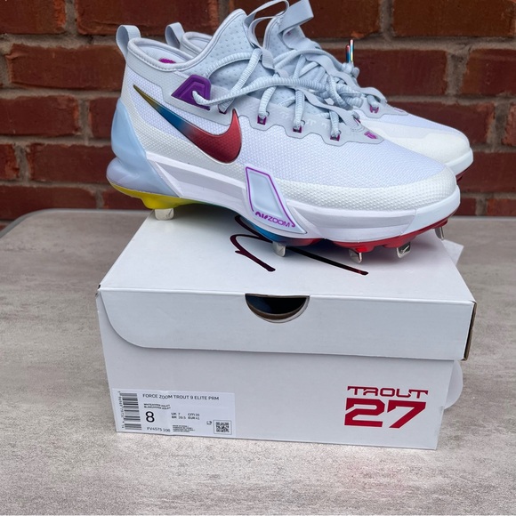 NWT Men’s Nike Force Zoom Trout 9 Elite PRM Baseball Cleats New With Box - Picture 10 of 13